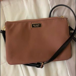Kate spade cross body pink purse